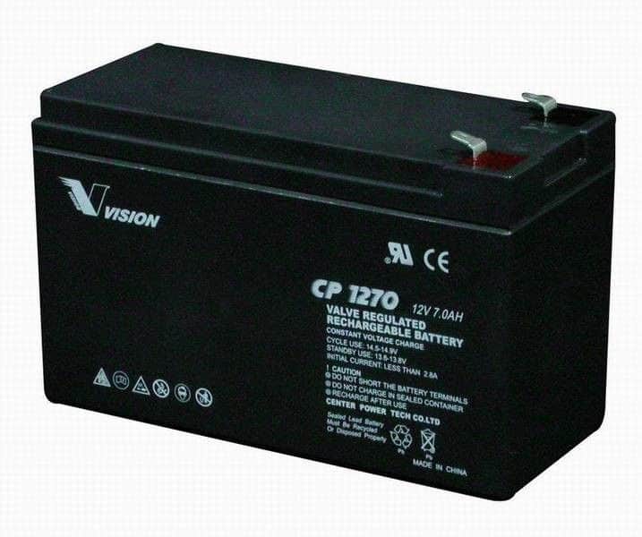 Vision AGM Baterija 7Ah 12V - Akumulator za UPS uređaje i Alarme