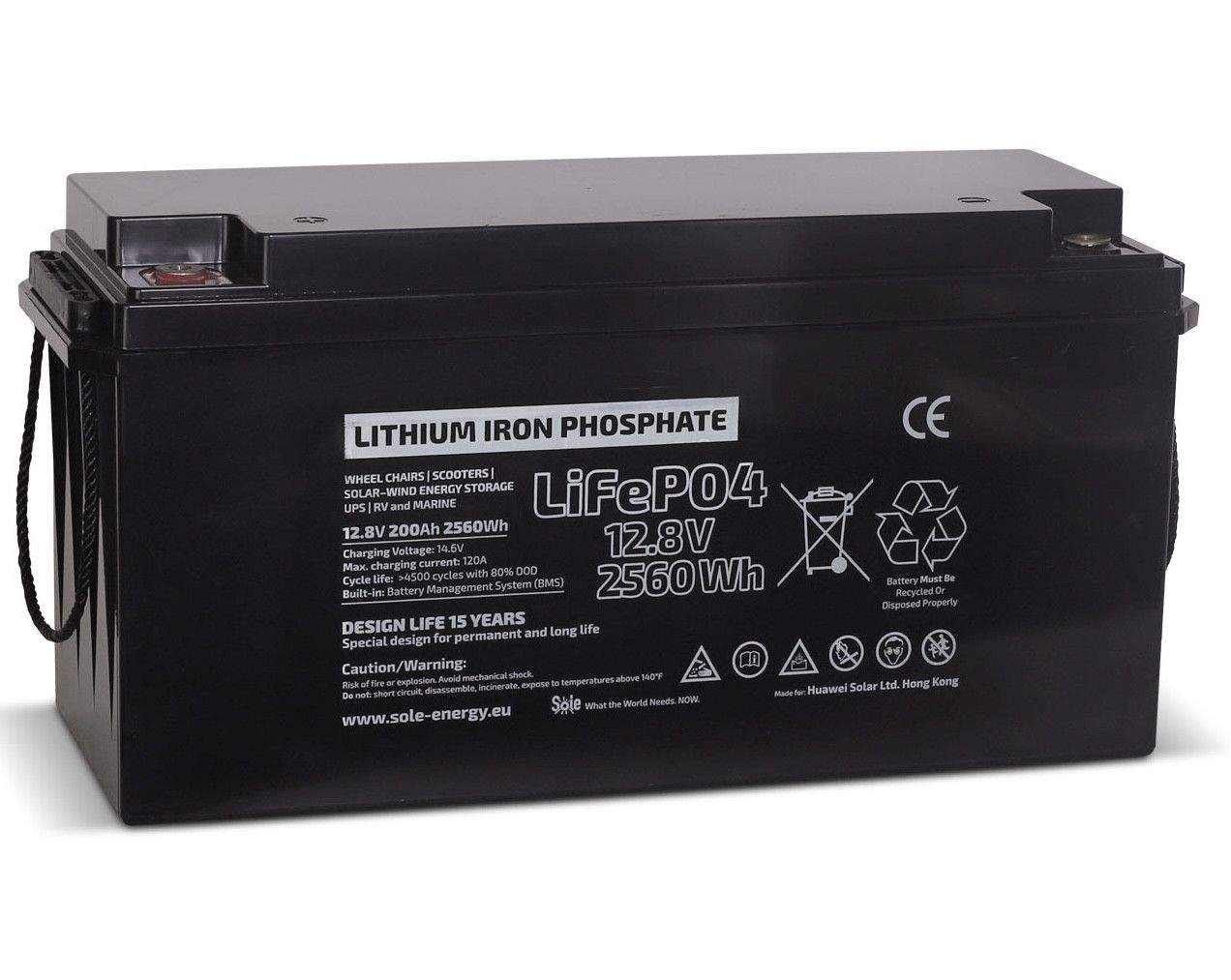 LiFePO4 12.8V 200Ah LitijIonska baterija