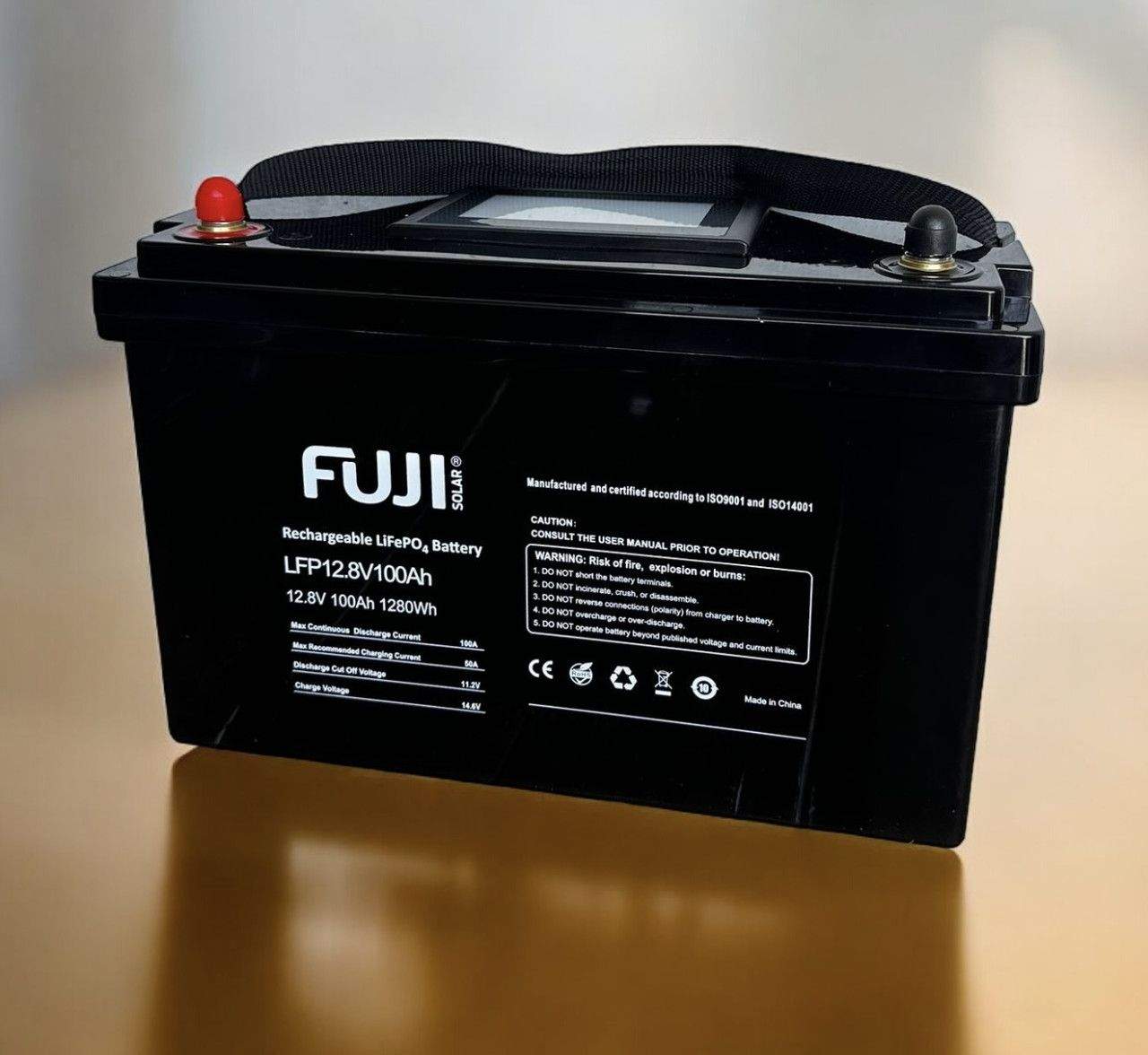 FUJI SOLAR litij-ionska baterija LFP-12,8V-100Ah+LCD-NEATA