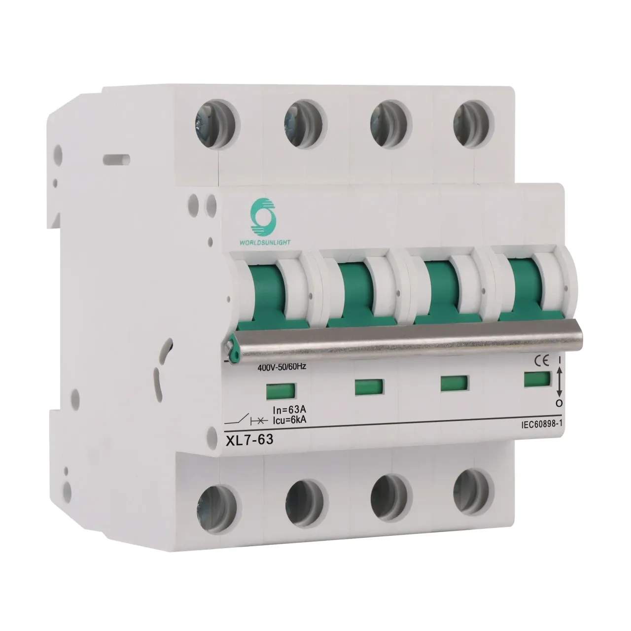 Automatski Osigurač 4P 32A 6kA Worldsunlight XL7-63 400V AC