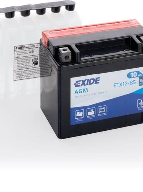 Akumulator EXIDE Bike AGM 12V 10Ah 150A (ETX12-BS)