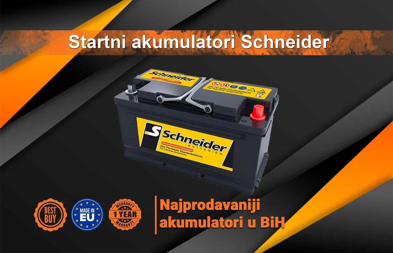 SCHNEIDER startni akumulatori - baterije - 12 mjeseci garancije