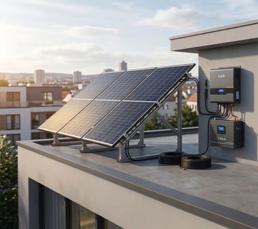 Solarni Off-Grid Sustav 4kVA / 2240W - Fuji 200Ah 24V LFP