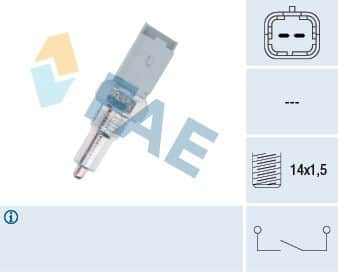 Prekidac rikverc svijetla Peugeot 206 207 307 3008 40492