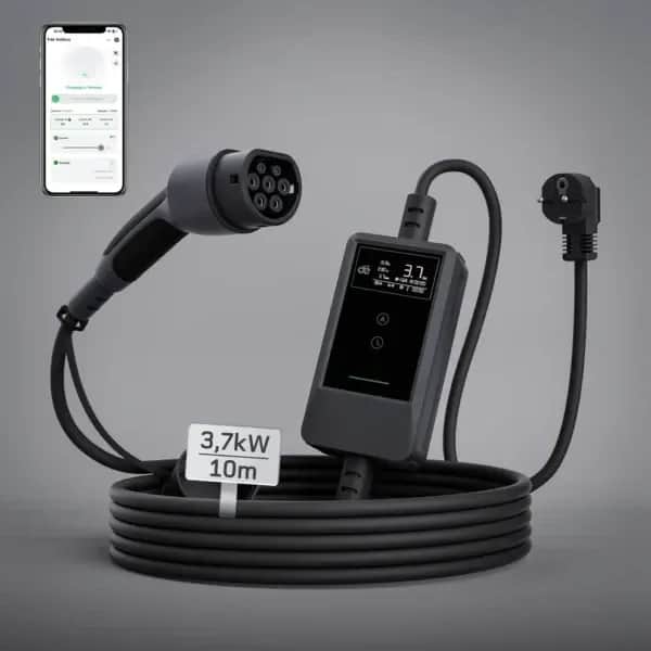 Mobilni punjač za EV snage 3,7kW | WiFi APK | 10 metara