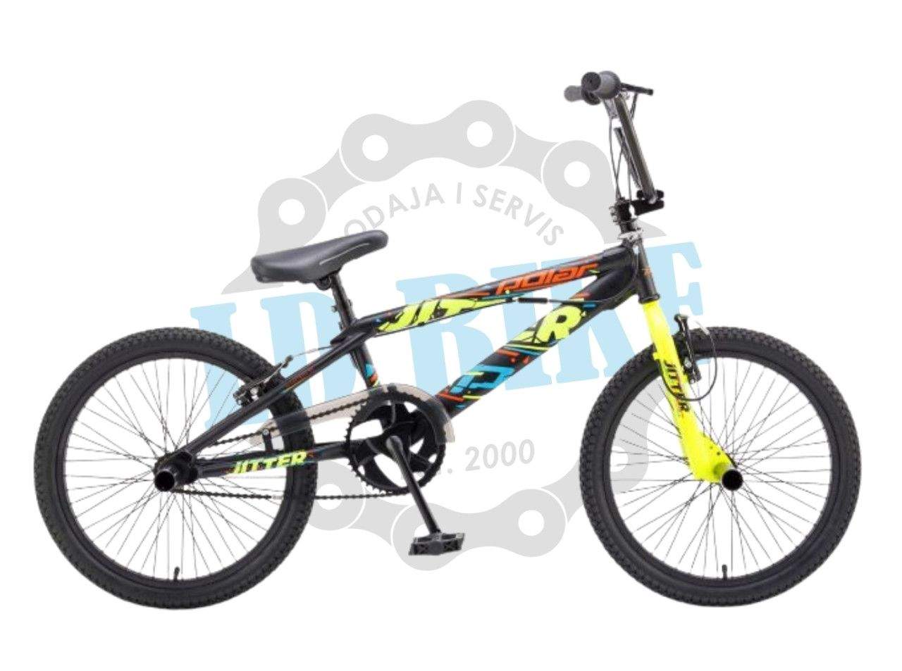 613 BICIKL POLAR JITTER BMX black-green