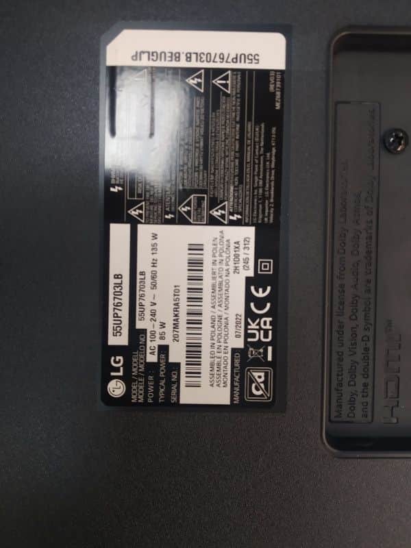 TV LG 55UP76703LB dijelovi Televizori maticna ploče inverte