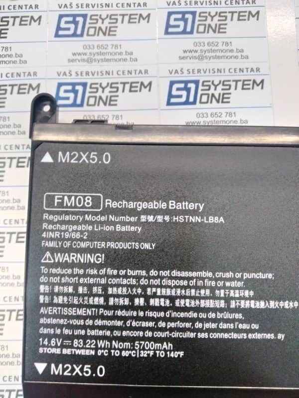FM08 12 Pin omen hp baterija laptop