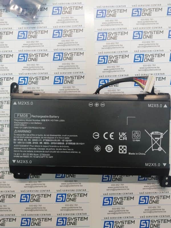 HP Omen Baterija baterije Laptopa FM08 12 pin