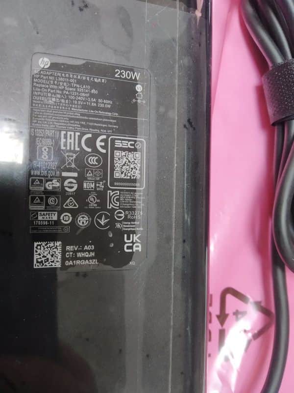 HP adapter punjac 230 Omen EliteBook ZBook