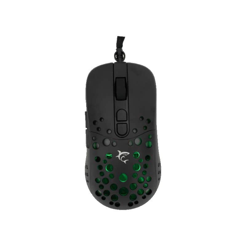 White Shark MIŠ GM-9004 TRISTAN-2 Crni RGB / 12.800 dpi