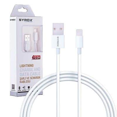 SYROX USB Kabal za iPhone USB A -2.0 A | 1.0 m