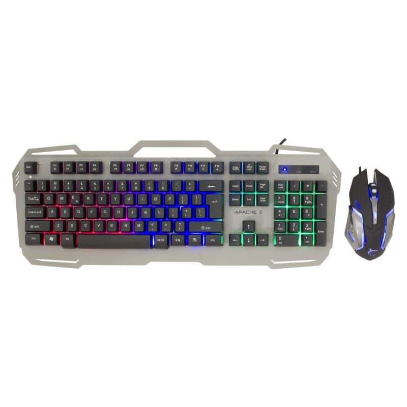 Tipkovnica + miš gaming set White Shark Apache 2