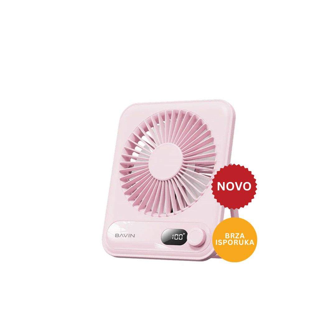 Desktop mini ventilator BF-006 BAVIN PINK