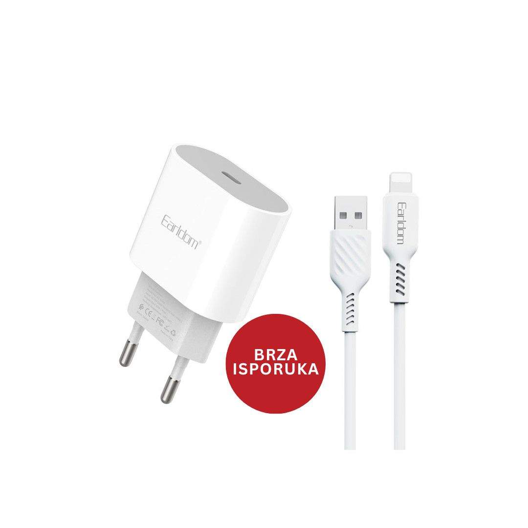 KUCNI PUNJAC ES-EU42 20W PD TIP-C NA LIGTNING