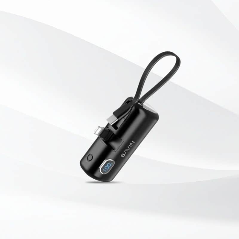 BAVIN PC1091S mini powerbank LIGHTNING 5000MAH crni