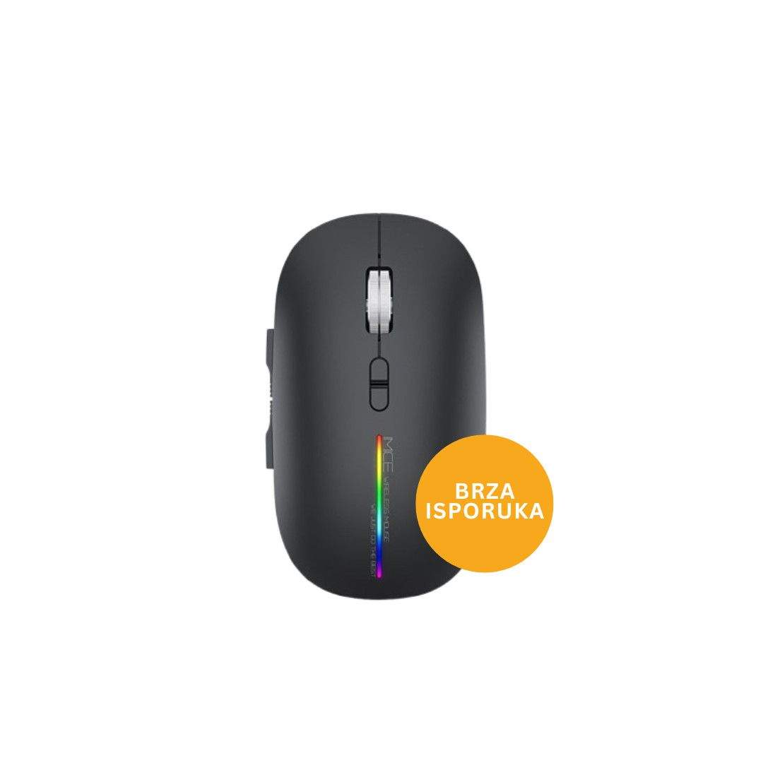 BEZICNI MIS G901 LED PUNJIVI I BLUETOOTH NECUJNI 2.4G IMICE CRNI