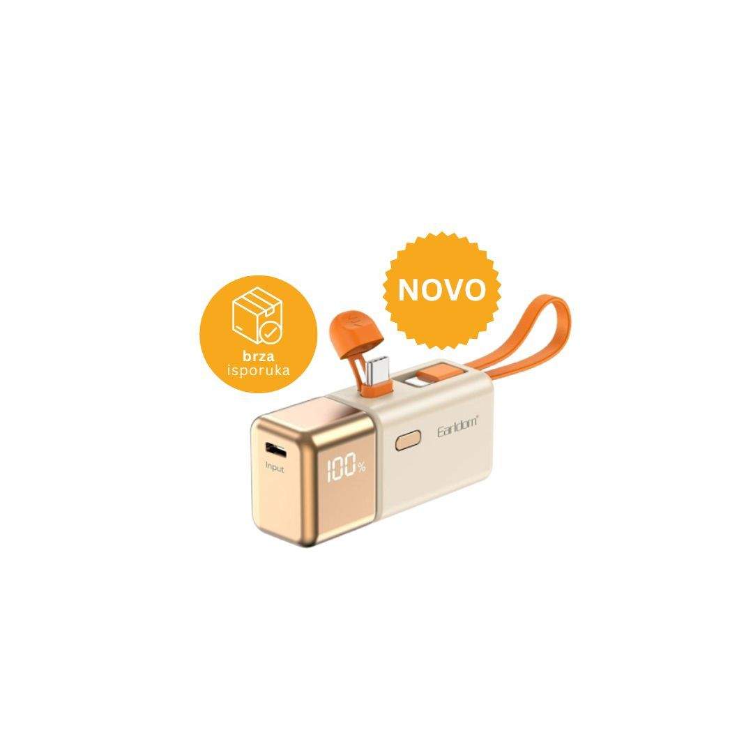 MINI POWER BANK 2IN1 5000mAH PD47 PD22,5W EARLDOM