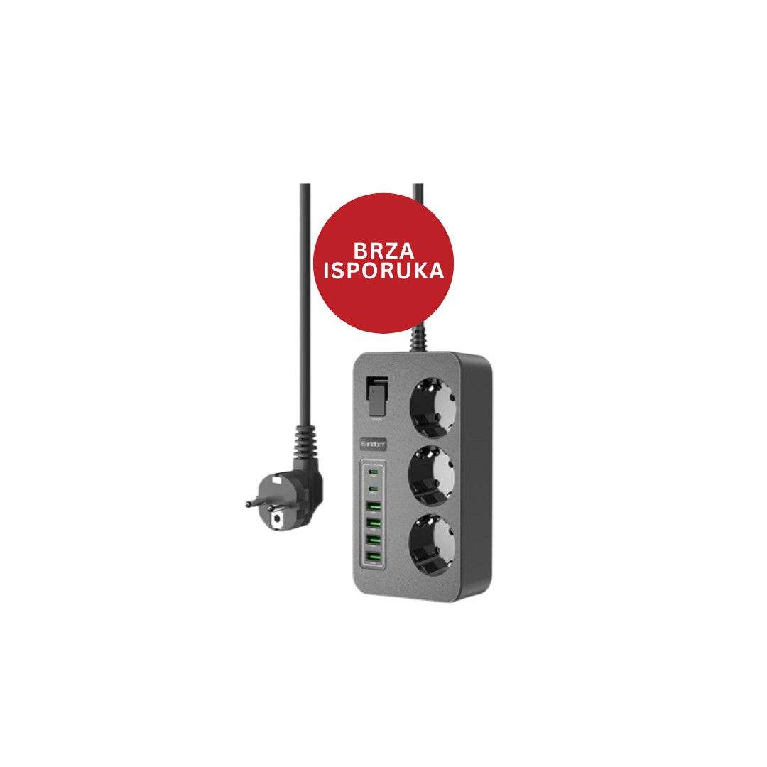 PRODUZNI KABAL ES-SC14 3 UTICNICE 2PD 4USB PORT EARLDOM