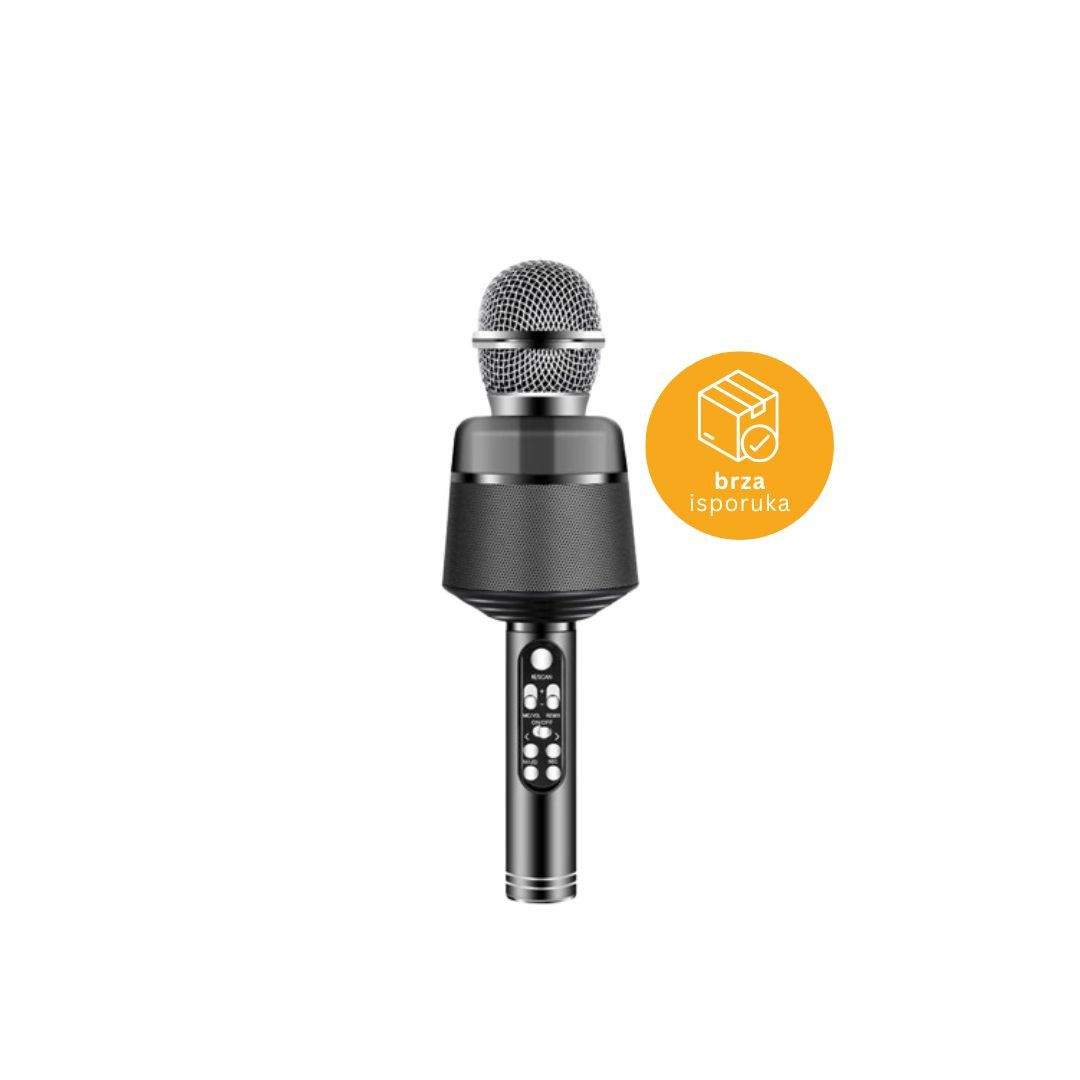MIKROFON SA BLUETOOH Q008 CRNA