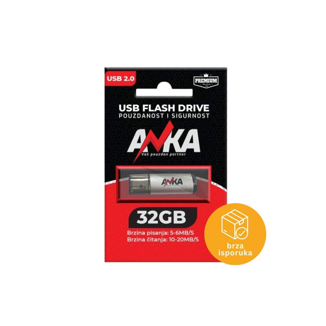 USB FLASH DRIVE 32GB 2.0 WS5-6MB/S RS 10-20MB/S ANKA