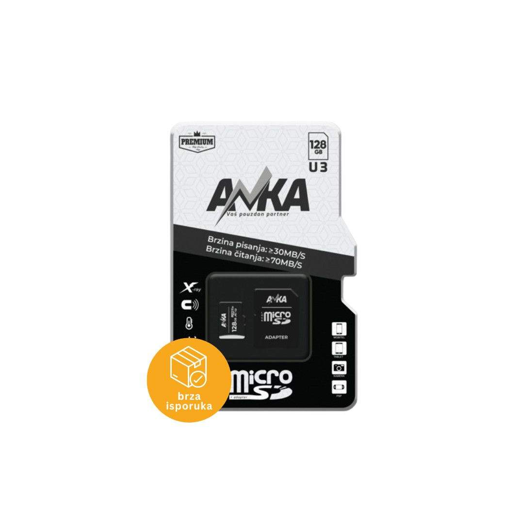 MICRO SD CARD 128GB U3 WS30MB/S RS70MB/S ANKA