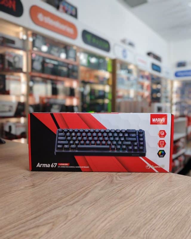 Marvo Arma 67 KG935 65% Mehanicka gaming tastatura Linear Peach