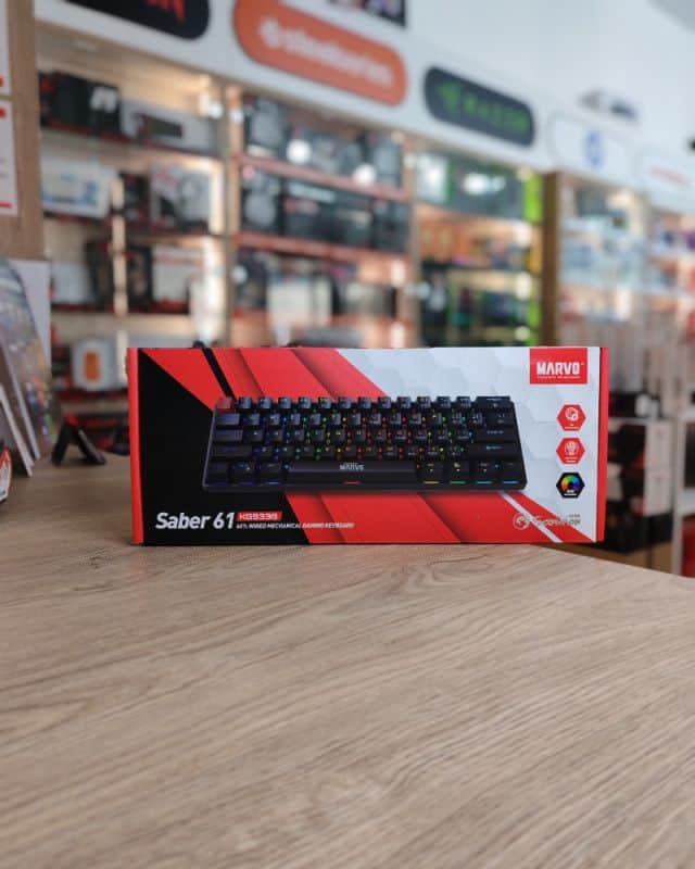 Marvo Saber 61 Black KG933G 60% mehanicka gaming tastatura