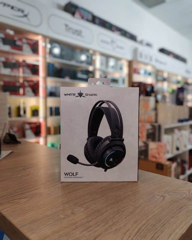 Gaming Slusalice White Shark Wolf Headset sa mikrofonom
