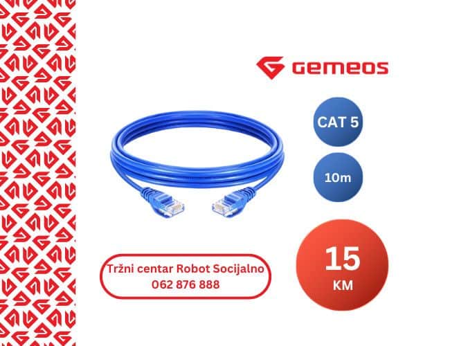 Mrezni Ethernet Lan UTP kabal CAT5 CAT 5 10m