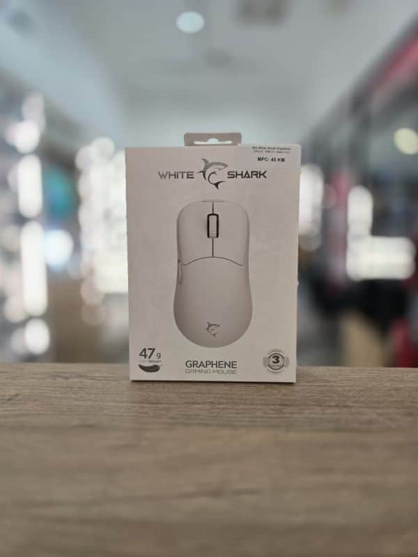 Gaming mis White Shark Graphene Bijela 12400DPI