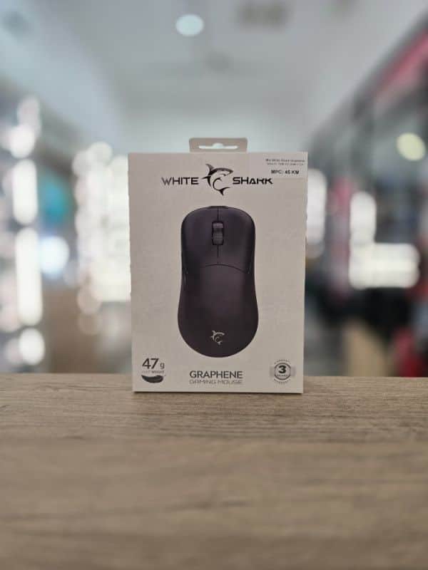 Gaming mis White Shark Graphene Crna 12400DPI