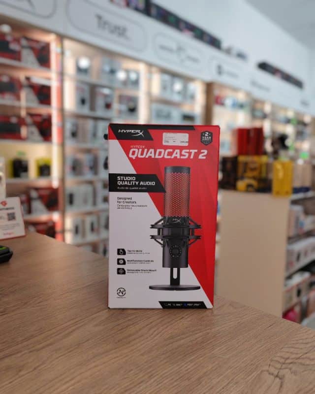 HyperX QuadCast 2 Gaming streaming mikrofon
