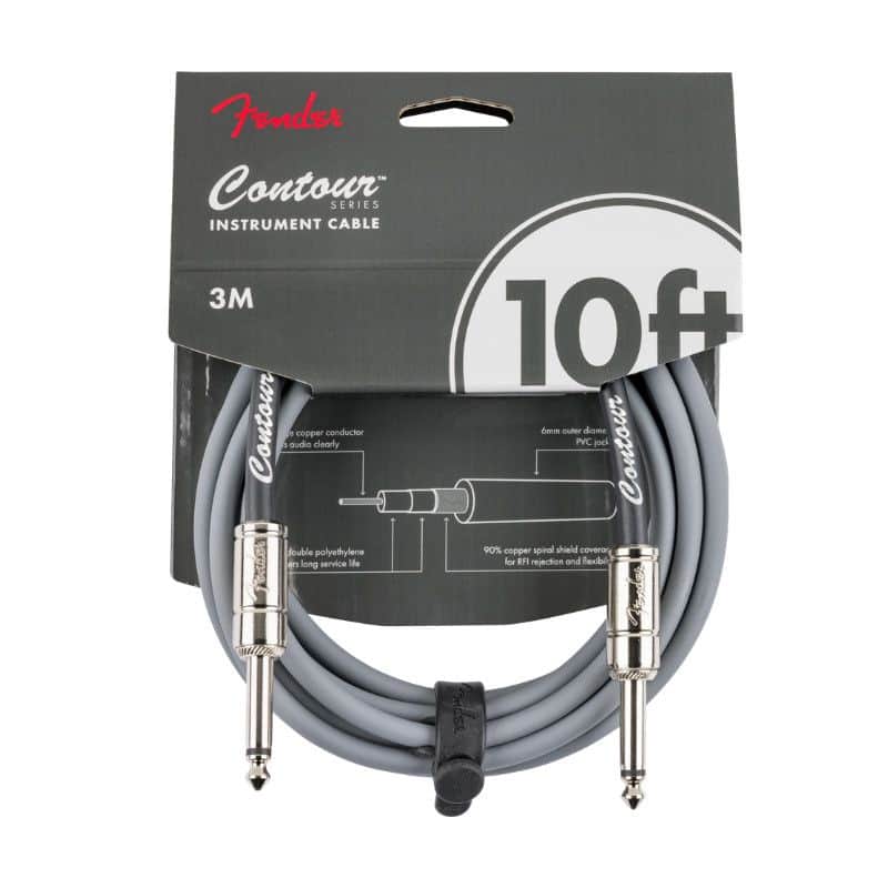 Fender kabel Contour 3,0m Silver