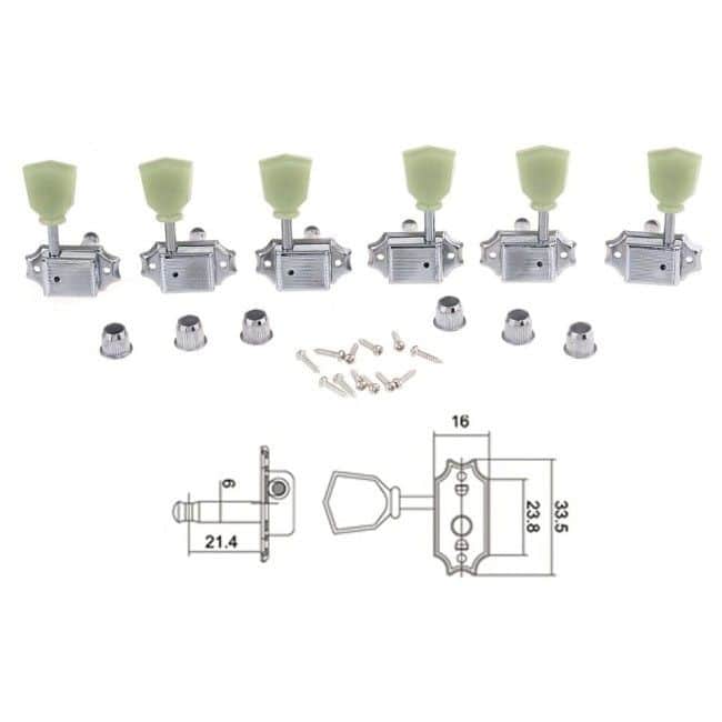 DR PARTS EMH3157/CR 3+3 kljucevi za gitaru