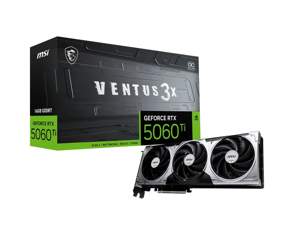 MSI Ventus GeForce RTX 5060 Ti 16GB GDDR7