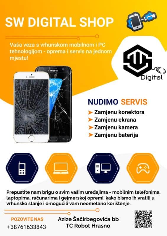 SERVIS MOBILNIH TELEFONA, PC, LAPTOPA I IGRAĆIH KONZOLA