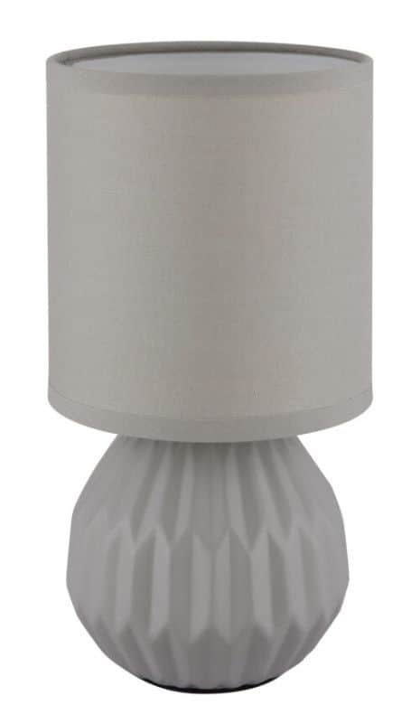 Lampa siva stolna 1xE14