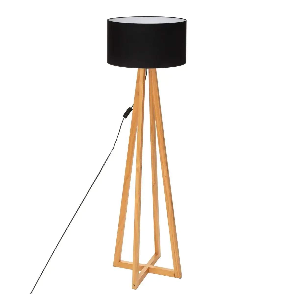 Podna lampa MG 1xE27- crna
