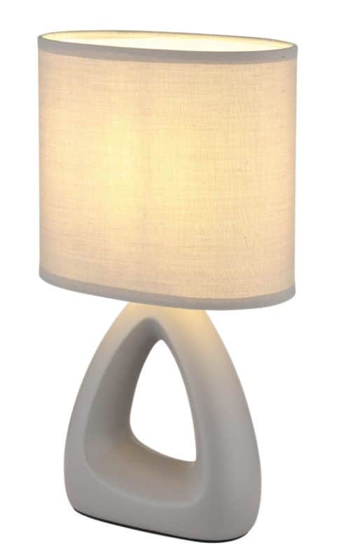 Lampa siva stolna 1xE14