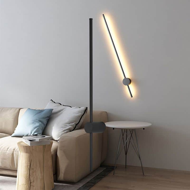 Zidna LED lampa 3000K 16W- crna