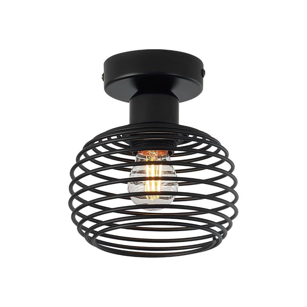 Dekorativni luster 1xE27-crni