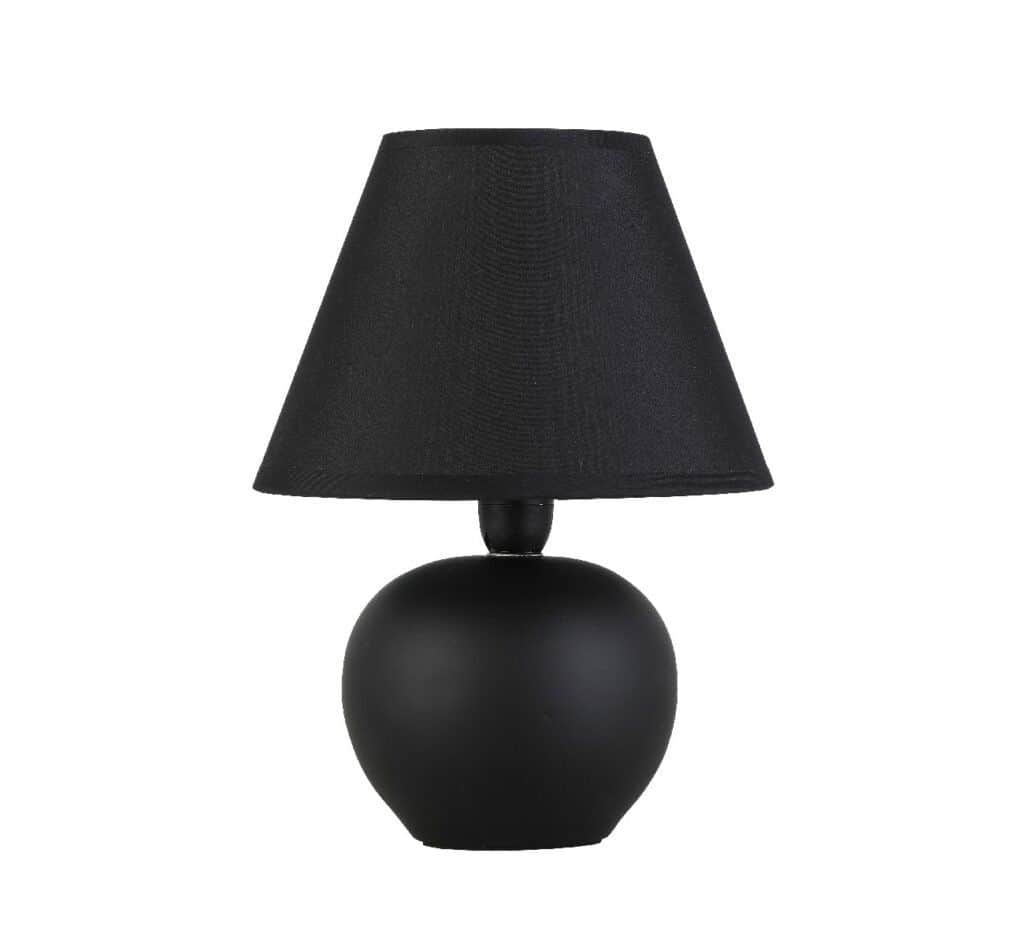Stolna lampa 1xE14- crna