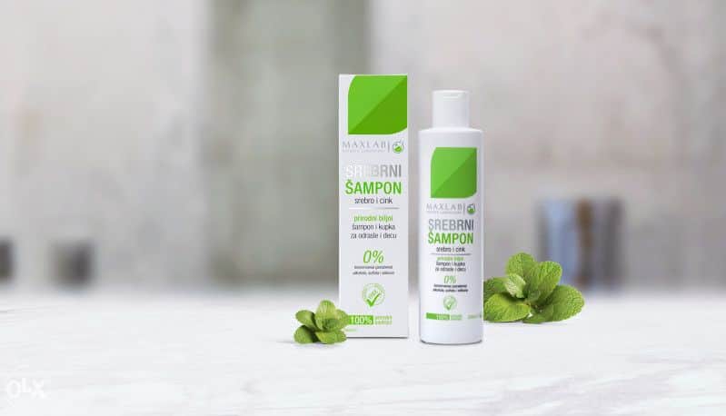 ŠAMPON PRIRODNI -SA SREBROM-  *MAXLAB*   30 ppm