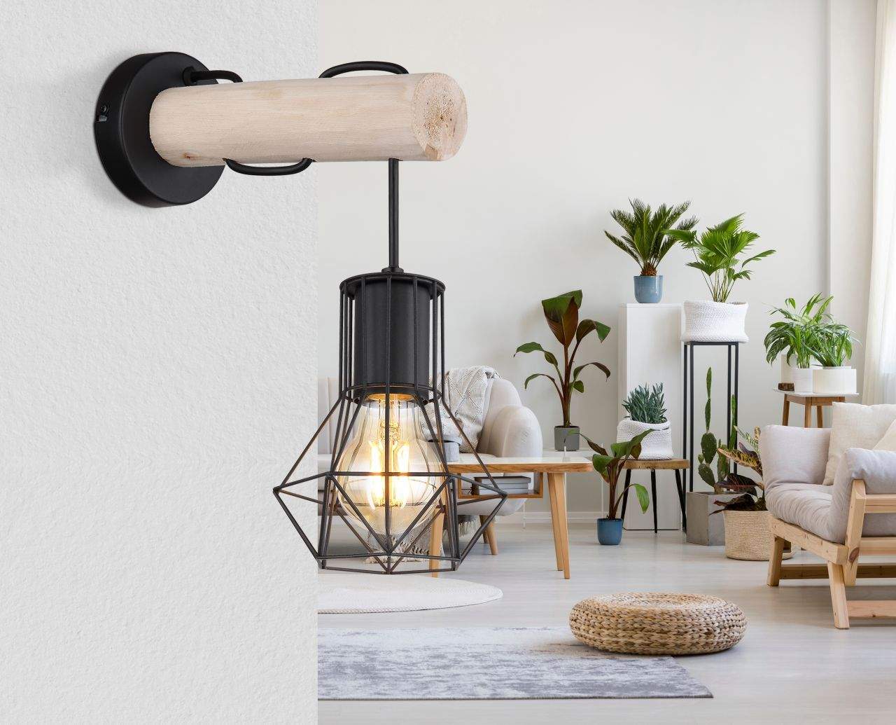 Zidna lampa 1xE27