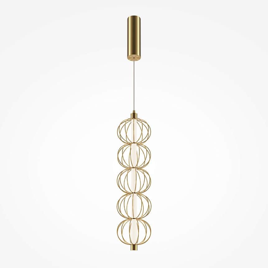 Maytoni LED visilica 17W- zlatna