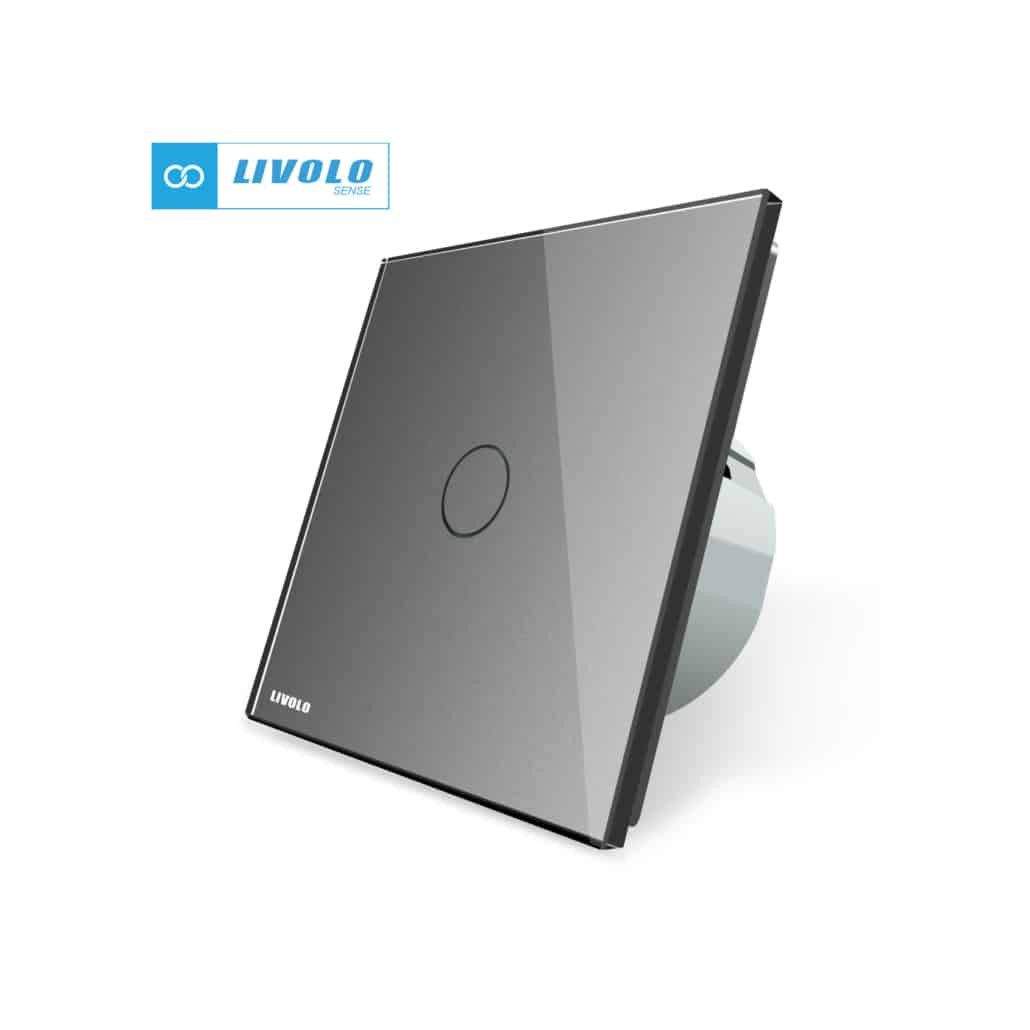 LIVOLO smart jednopolni izmjenični prekidač- siva (komplet- ...