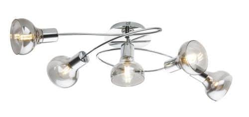 Luster srebrni 5xE14