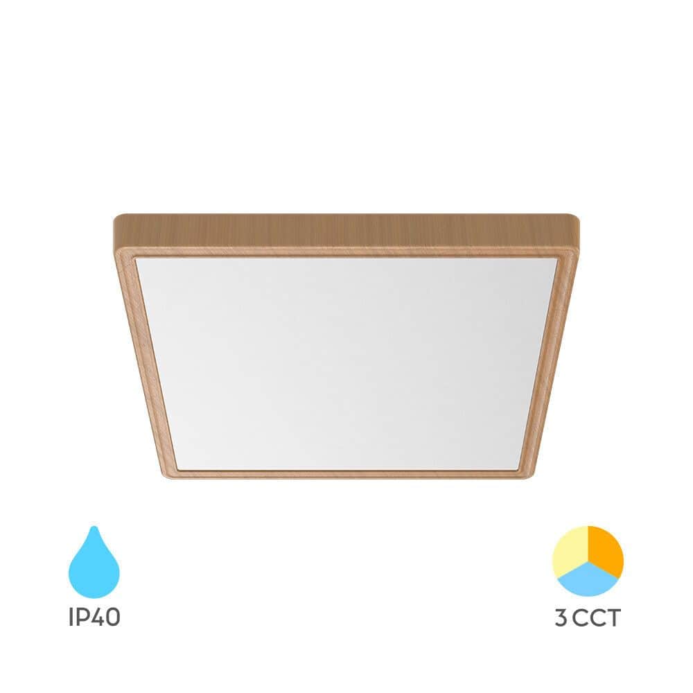 LED plafonjera 36W CCT- drvo