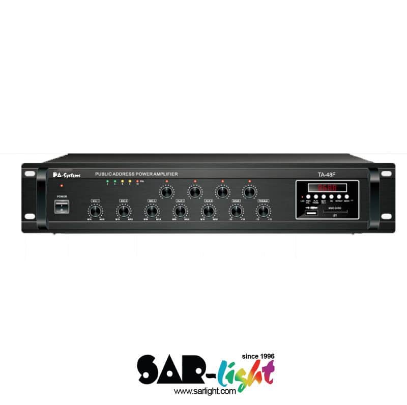 PA-SYSTEMS TA-48F pojačalo 100V 480W